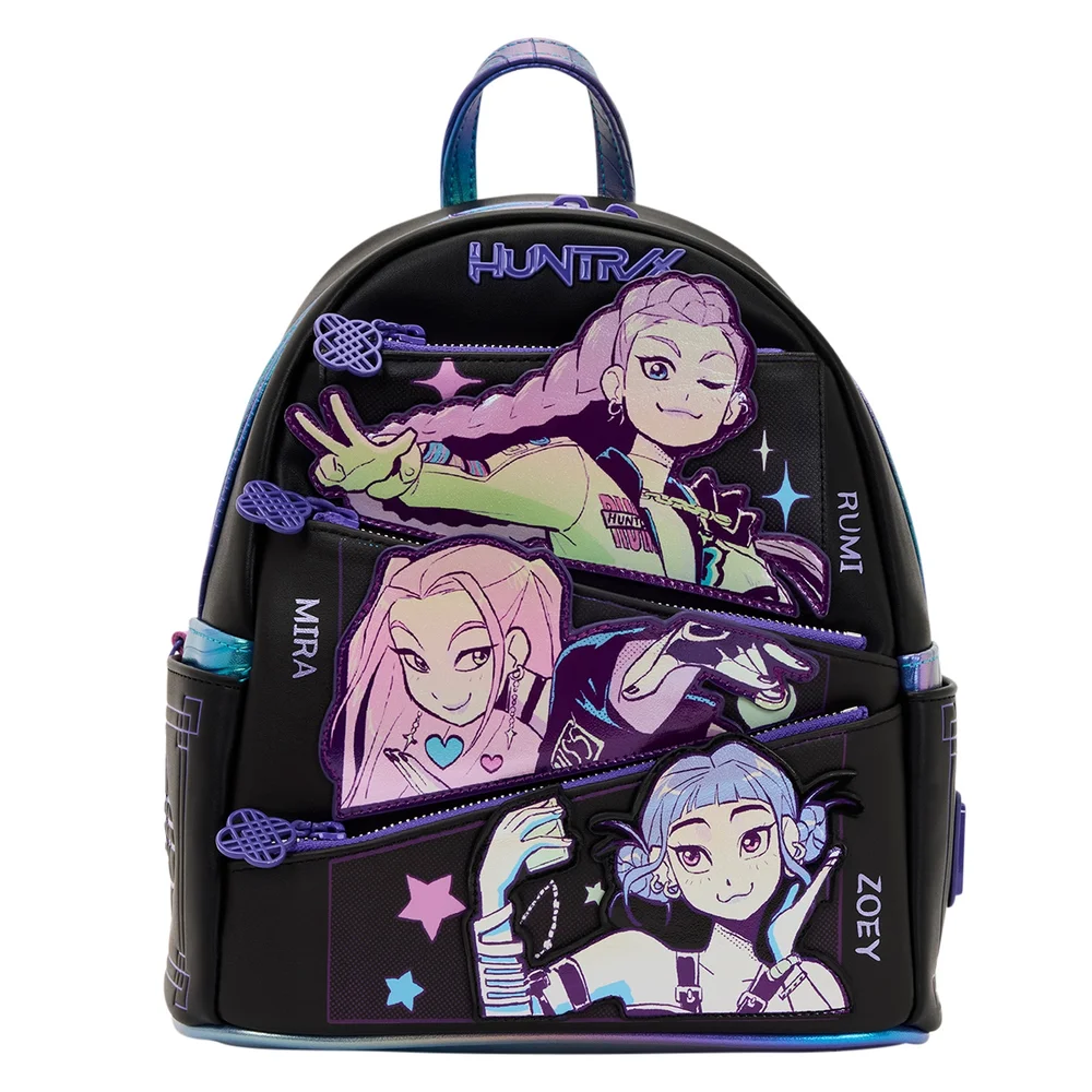 Loungefly K-Pop Demon Hunters Huntrix Mini Backpack Bild 1