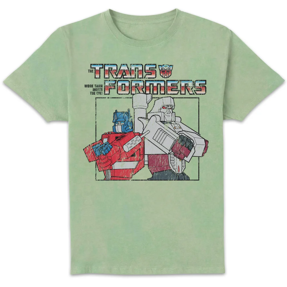 Transformers Team Up Unisex T-Shirt - Mint Acid Wash - S Bild 1