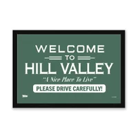 Back To The Future Welcome To Hill Valley Entrance Mat