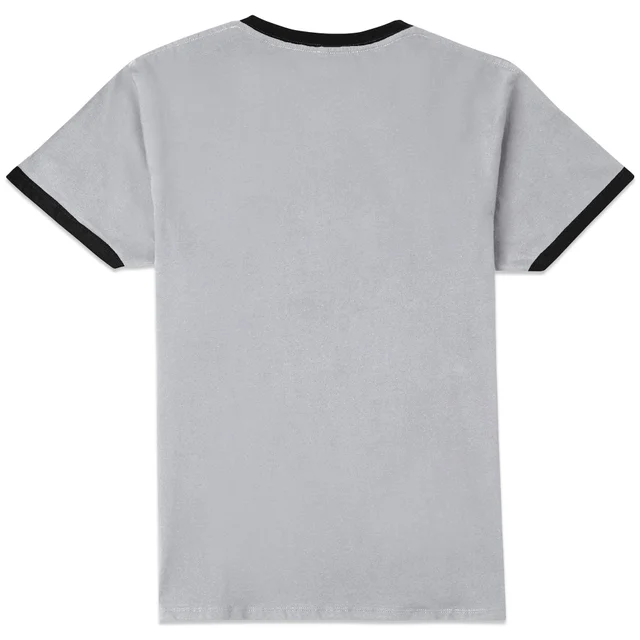 Back To The Future Anniversary Logo Unisex Ringer T-Shirt - White/Black