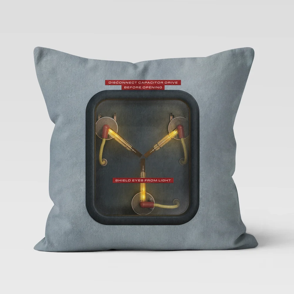 Back To The Future Flux Capacitor Square Cushion - 40x40cm Bild 1