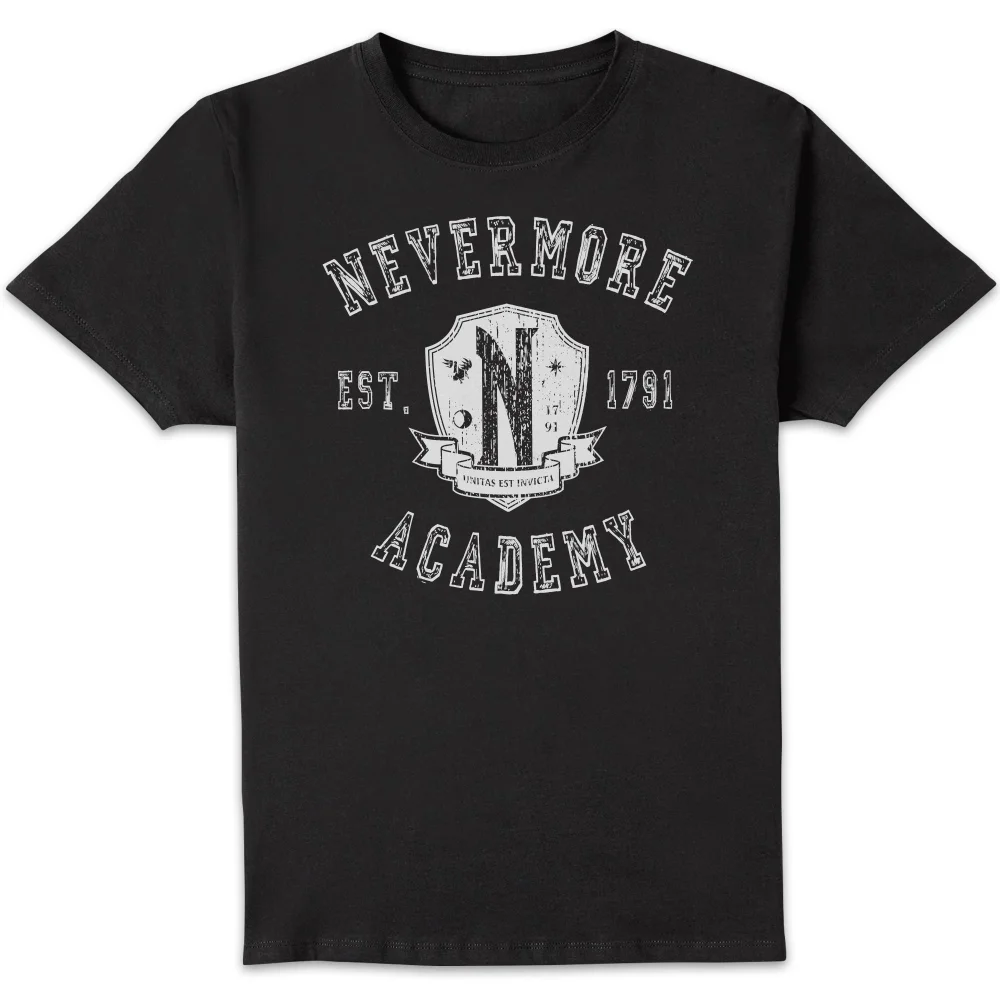 Wednesday Nevermore Academy Unisex T-Shirt - Black - 4XL Bild 1