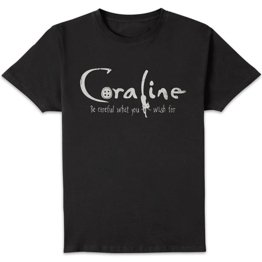 Coraline Logo Unisex T-Shirt - Black - S Bild 1