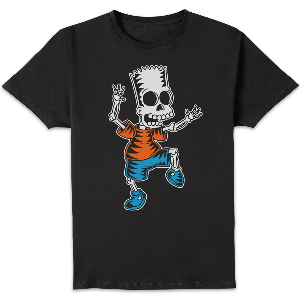 The Simpsons Skeleton Bart Unisex T-Shirt - Black - S Bild 1