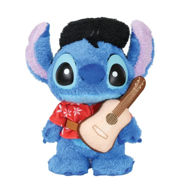 Enesco Disney Fluffy Elvis Stitch Figurine