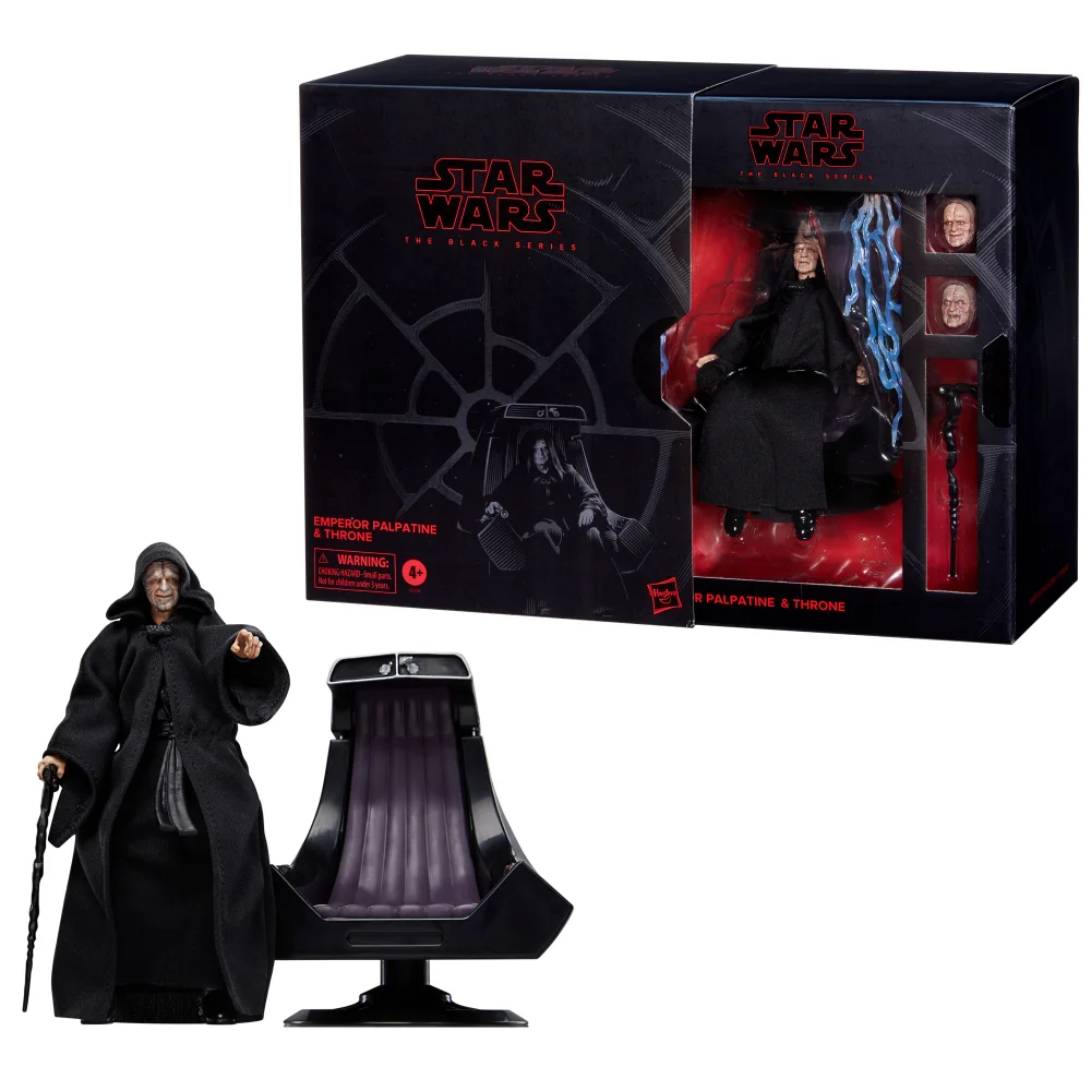 Star Wars The Black Series Emperor Palpatine & Throne Star Wars: Return of the Jedi Collectible 6 Inch Action Figure Bild 1