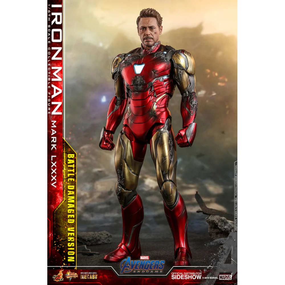 Hot Toys Iron Man Mark LXXXV (Battle Damaged Version) Special Edition 1:6th Scale Statue (32cm) Bild 1