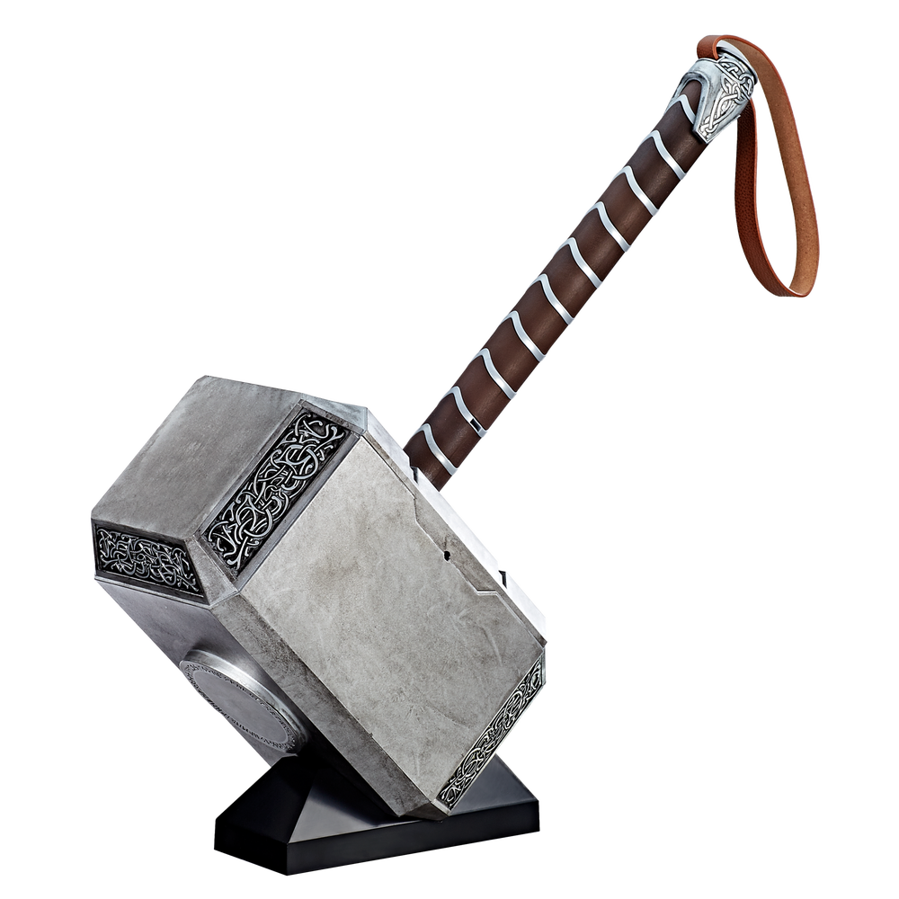 Hasbro Marvel Legends Series Mjolnir Premium Electronic Roleplay Hammer Bild 1