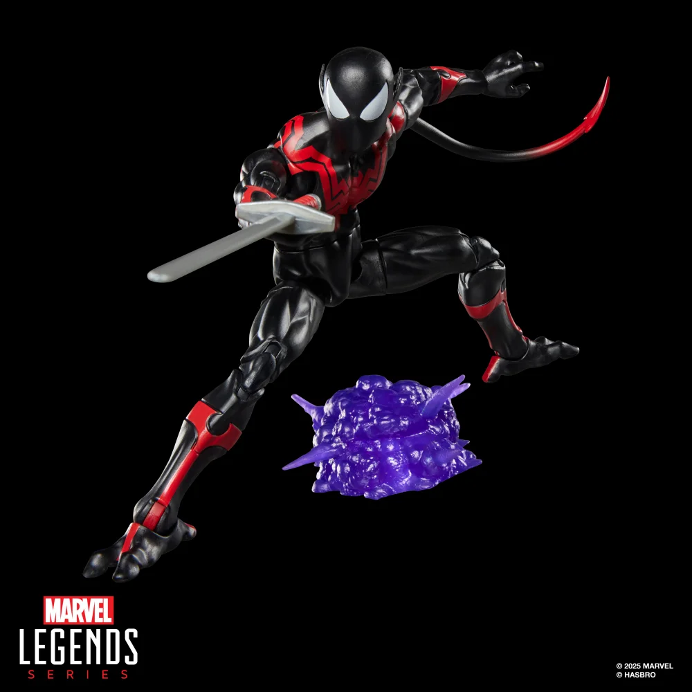 Hasbro Marvel Legends Series Uncanny Spider-Man (Nightcrawler), Retro Cardback Comics Action Figure Bild 1
