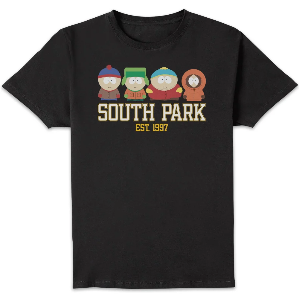 South Park Collegiate Unisex T-Shirt - Black - S Bild 1