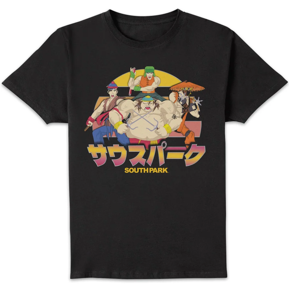 South Park Anime Style Unisex T-Shirt - Black - S Bild 1