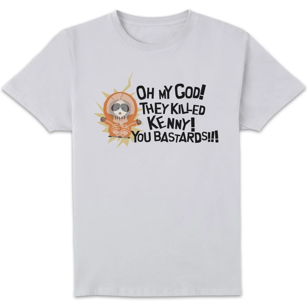 South Park Oh My God They Killed Kenny Tee Unisex T-Shirt - White - S Bild 1