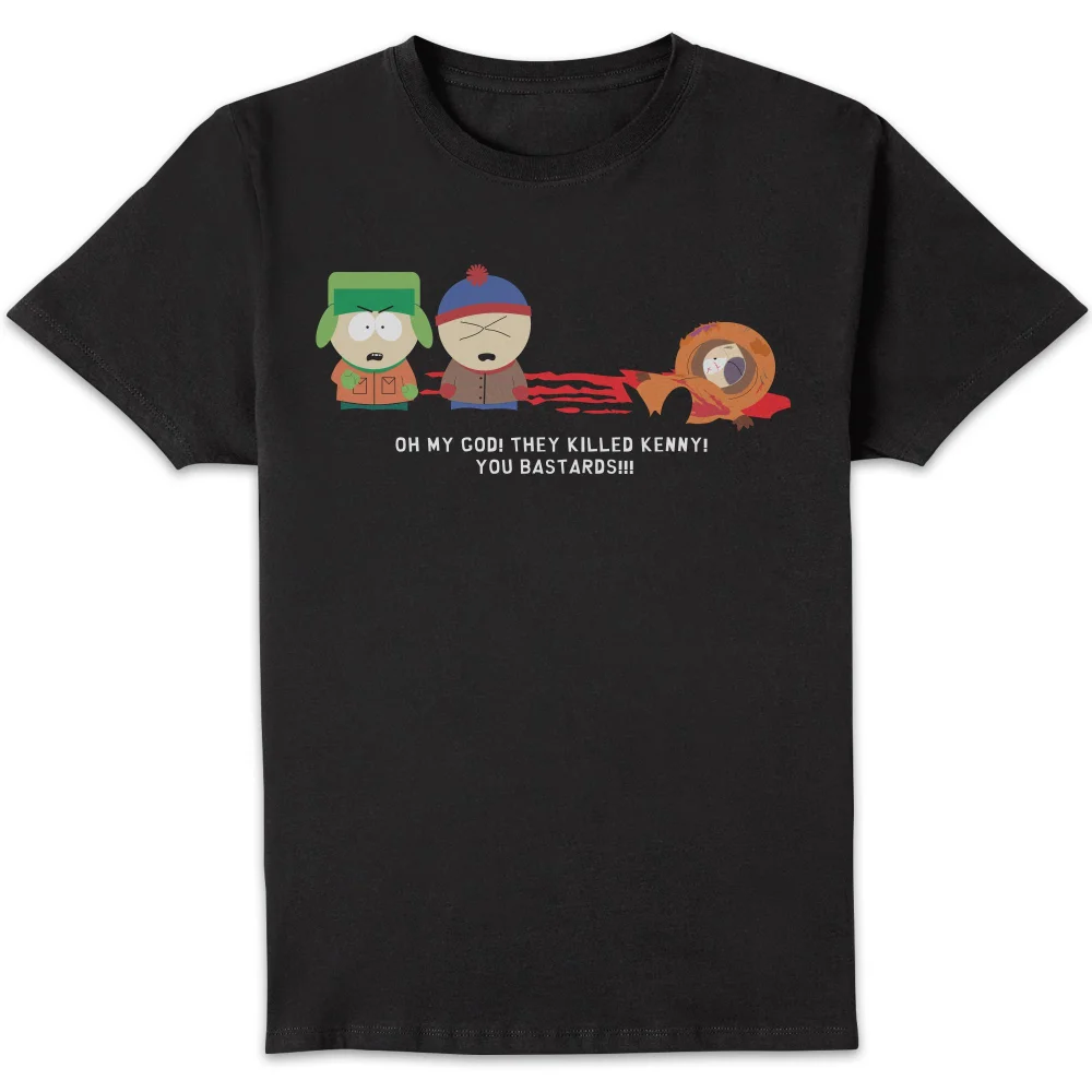 South Park Oh My God They Killed Kenny! You Bastard! Unisex T-Shirt - Black - S Bild 1