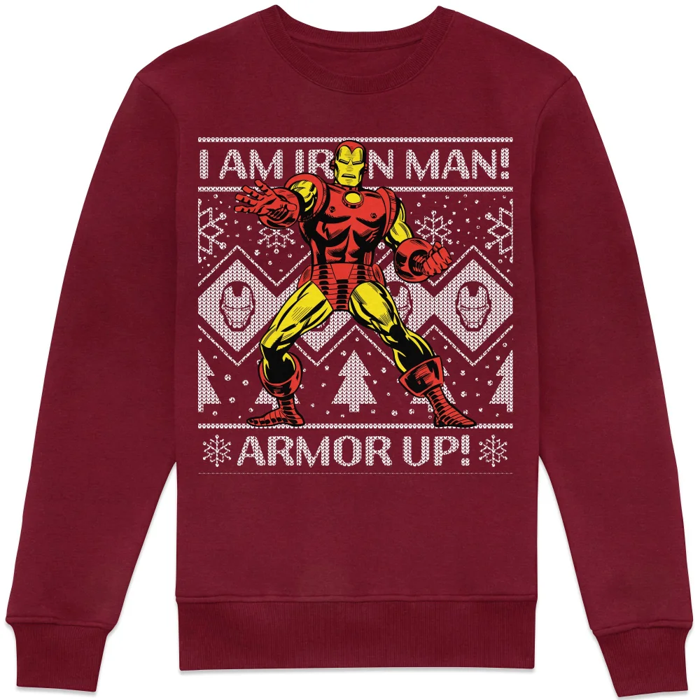 Marvel I Am Iron Man Sweatshirt - Burgundy - M Bild 1