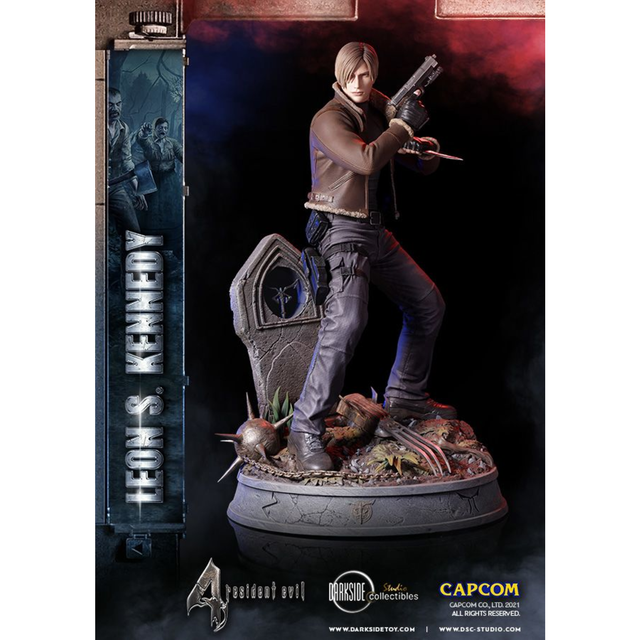 Leon Kennedy Resident Evil 4 Premium Statue by Darkside Collectibles Studio