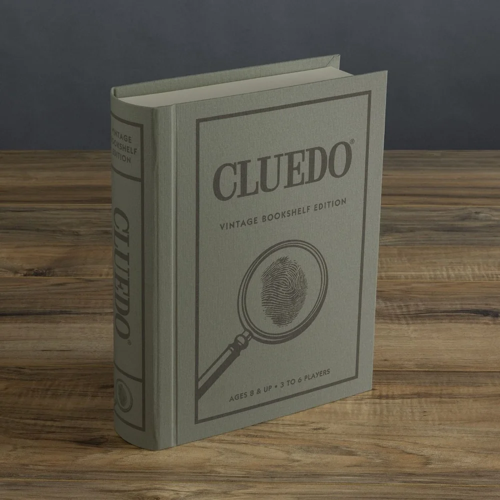 WS Game Company Cluedo Vintage Bookshelf UK Edition Board Game Bild 1