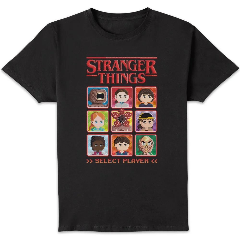 Stranger Things Choose Your Character! Unisex T-Shirt - Black - S Bild 1