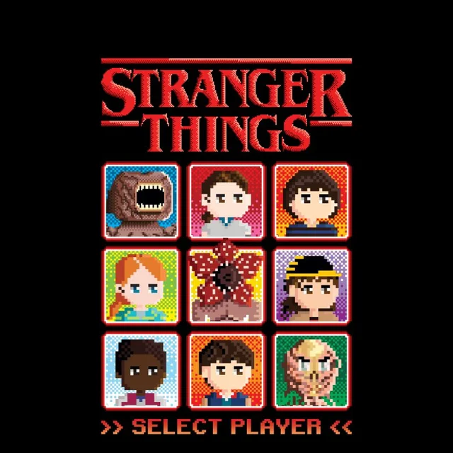 Stranger Things Choose Your Character! Unisex T-Shirt - Black