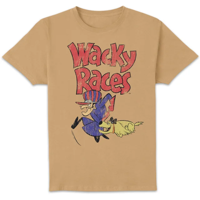 Wacky Races Logo Unisex T-Shirt - Tan
