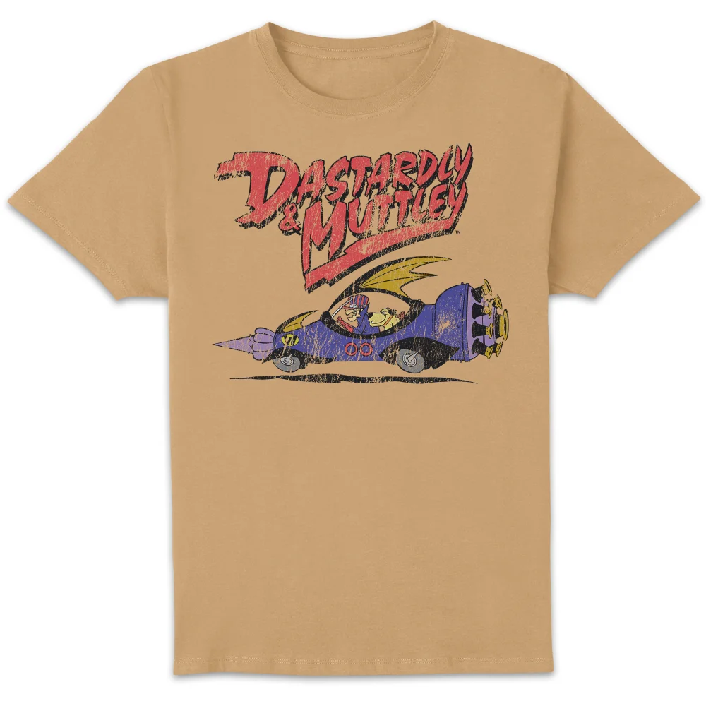 Wacky Races Dastardly And Muttley Unisex T-Shirt - Tan - S Bild 1