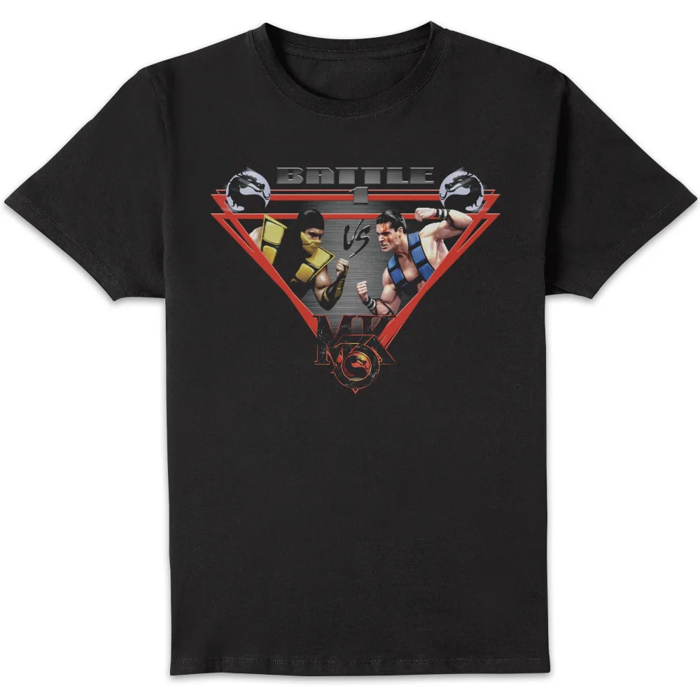 Mortal Kombat Fight Screen Unisex T-Shirt - Black - S Bild 1