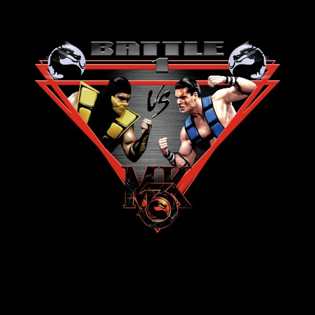 Mortal Kombat Fight Screen Unisex T-Shirt - Black