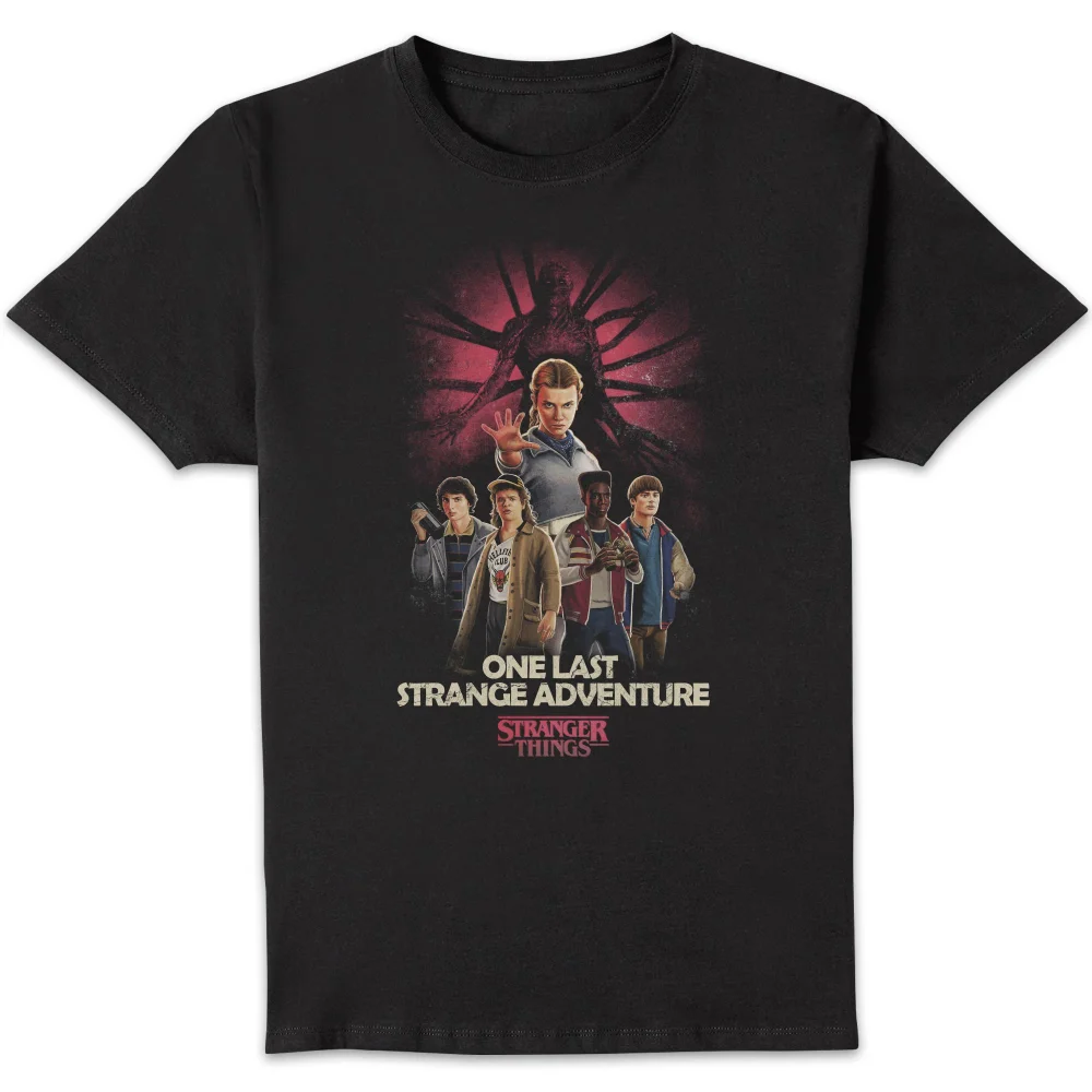 Stranger Things One Last Stranger Adventure Unisex T-Shirt - Black - S Bild 1