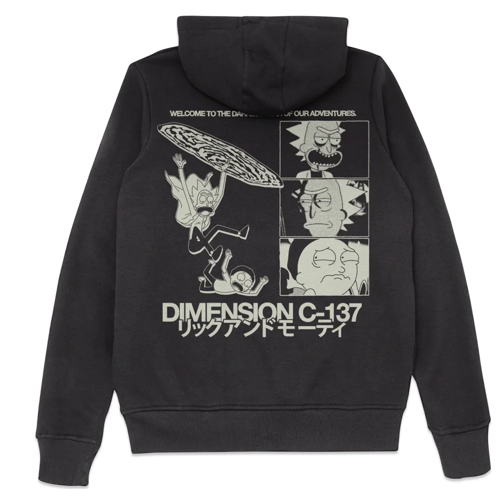 Rick and Morty C-137 Hoodie - Black - S Bild 1