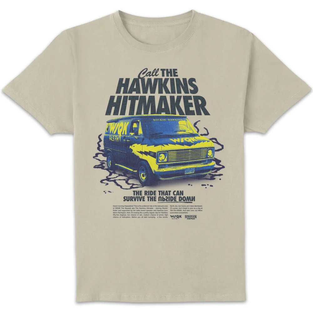 Stranger Things Hawkins Hitmaker Unisex T-Shirt - Cream - S Bild 1