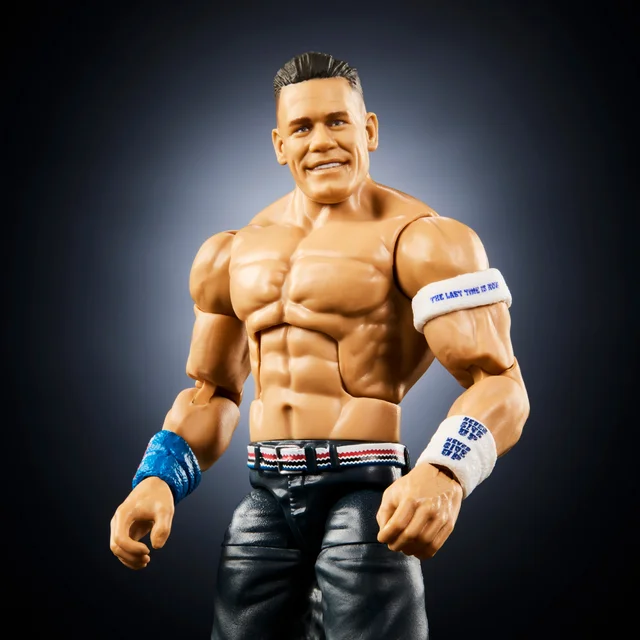 WWE Elite Collection Premium Live Event Royal Rumble John Cena Action Figure Set (6")