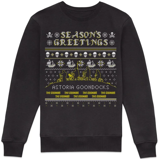 The Goonies Christmas Sweatshirt - Black