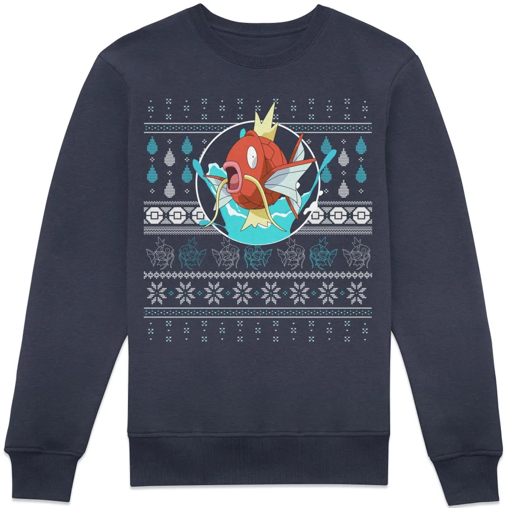 Pokémon Magikarp Christmas Sweatshirt - Navy - XS Bild 1