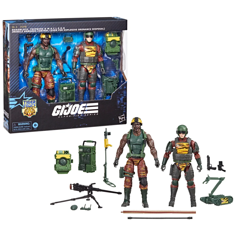 G.I. Joe Classified Series #126, Tiger Force Roadblock, Tripwire, & M.A.C.L.E.O.D., 6” Action Figures Bild 1