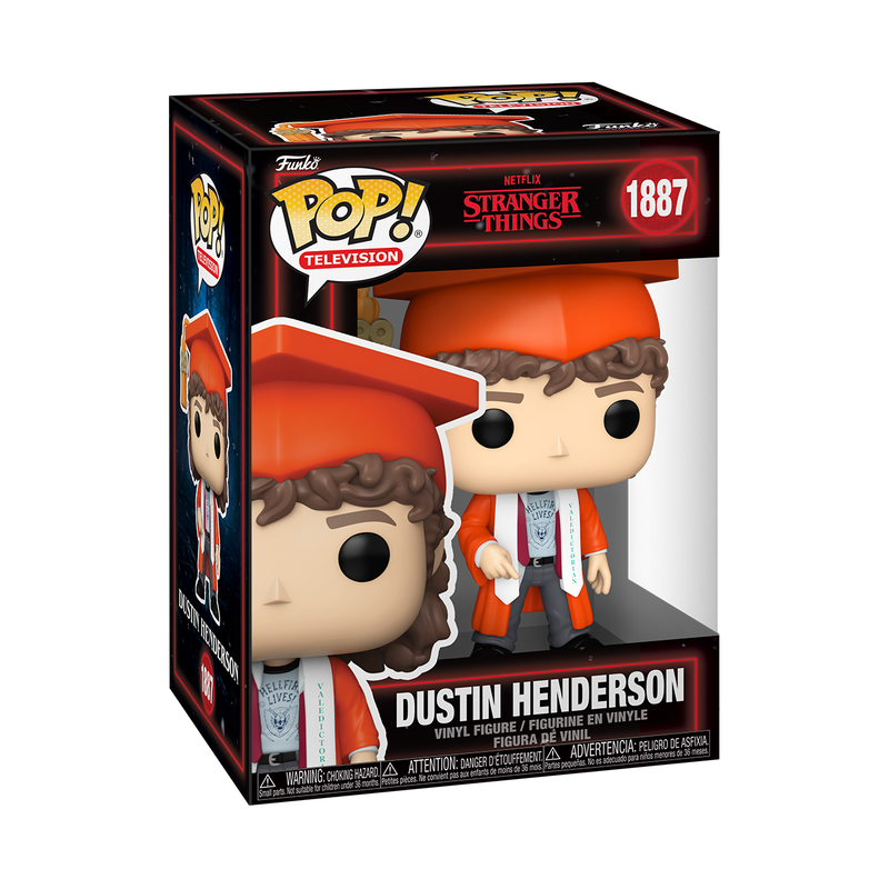 Pop! Stranger Things Dustin Henderson (Graduation) Funko POP Vinyl Bild 1