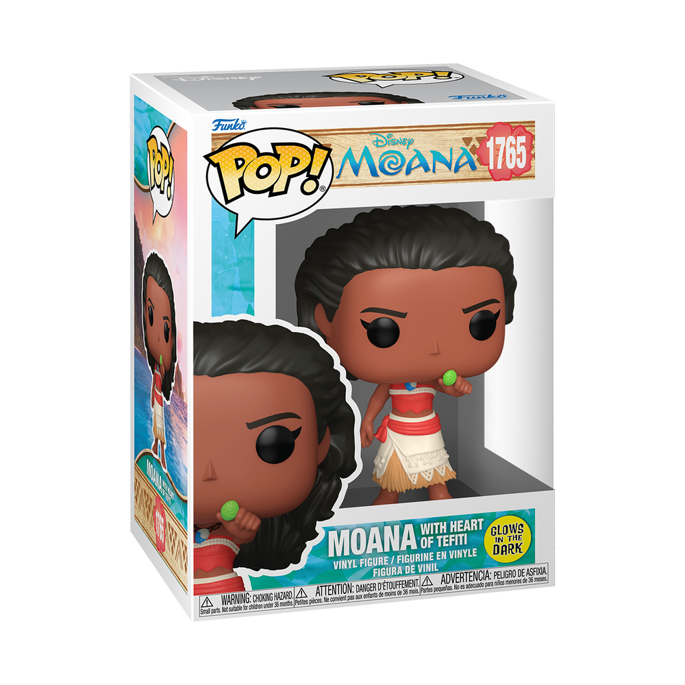 Pop! Moana with Heart of Te Fiti (Glow) Funko POP Vinyl Bild 1