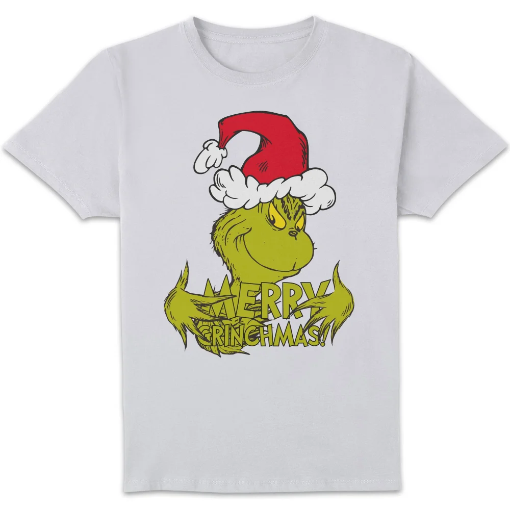 The Grinch Merry Grinchmas Unisex T-Shirt - White - 5XL Bild 1