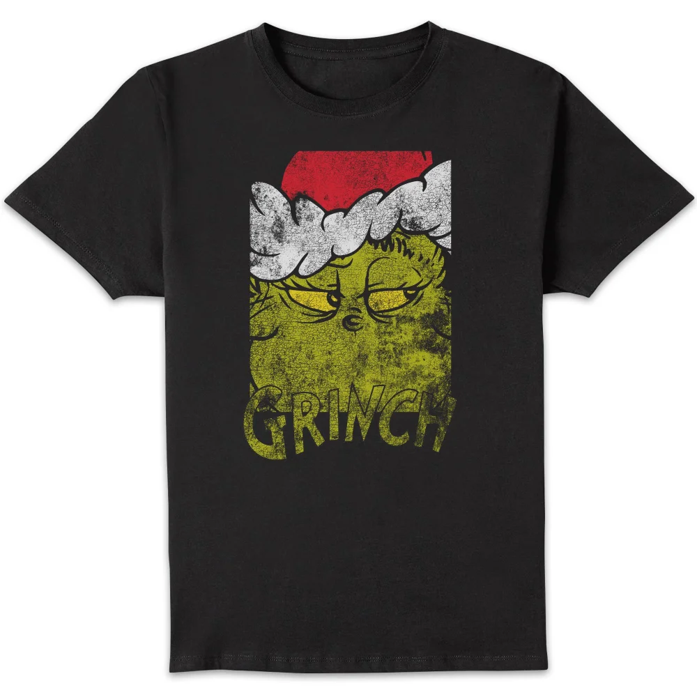 The Grinch Side Eye Black Unisex T-Shirt - Black - S Bild 1