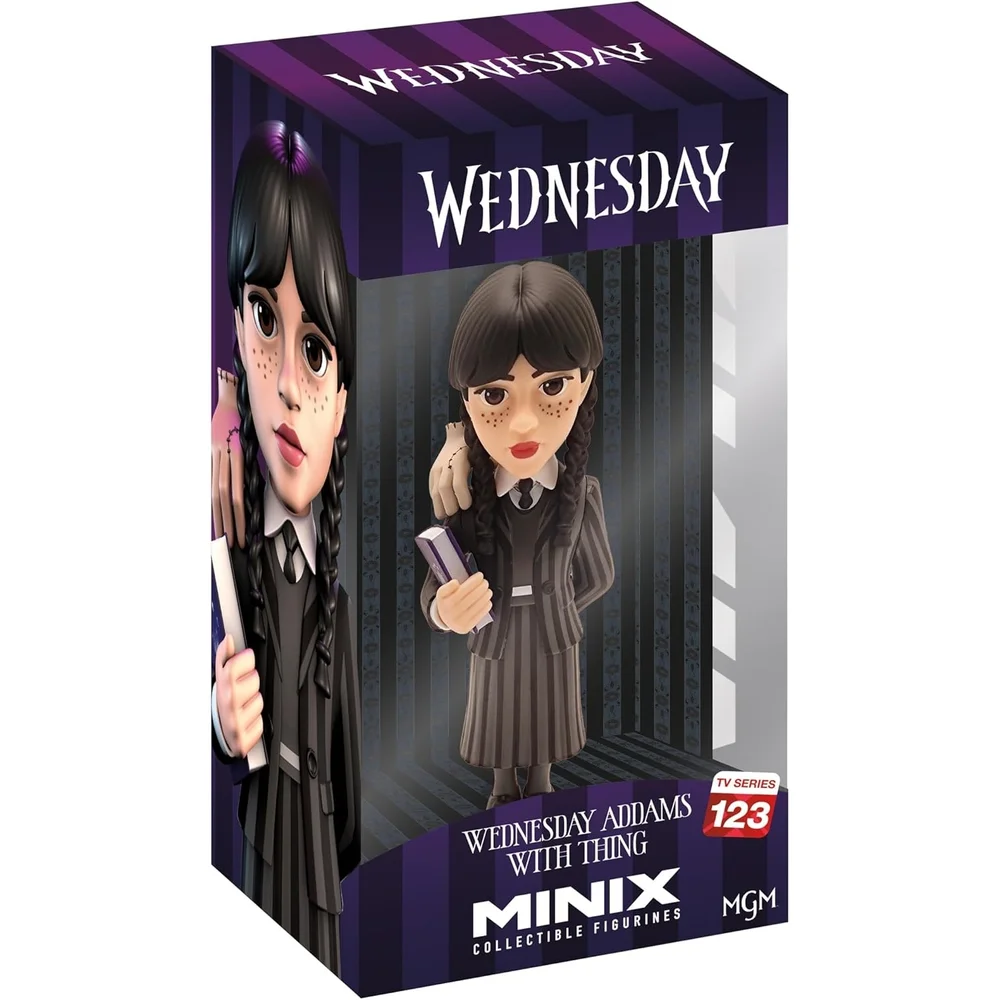 MINIX WEDNESDAY ADDAMS&THING 12CM Bild 1