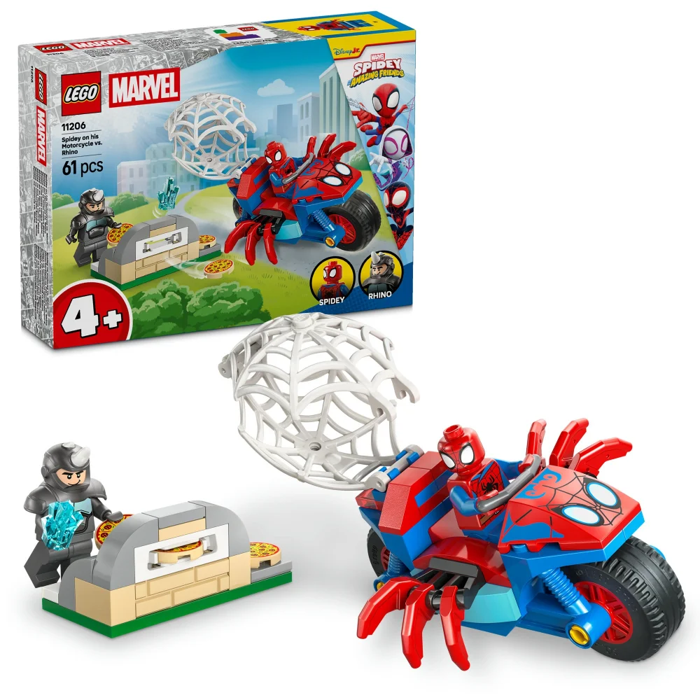 LEGO | Marvel Spidey on his Motorcycle vs. Rhino Toy 11206 Bild 1