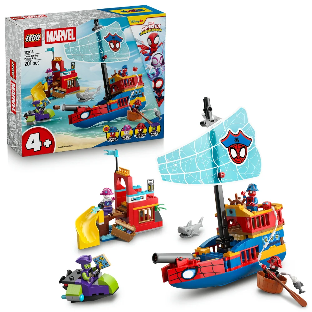 LEGO | Marvel Team Spidey Pirate Ship Building Toy 11208 Bild 1