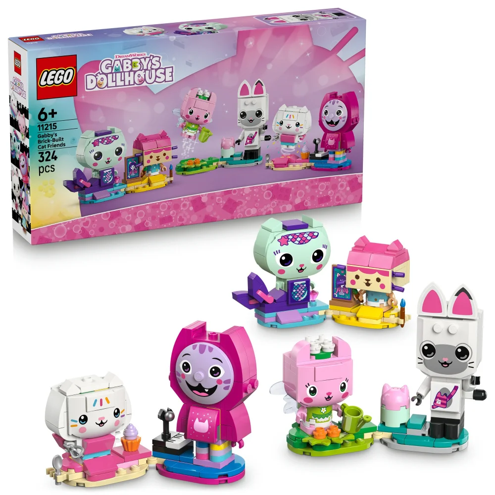 LEGO Gabby's Dollhouse: Gabby's Brick-Built Cat Friends 11215 Bild 1