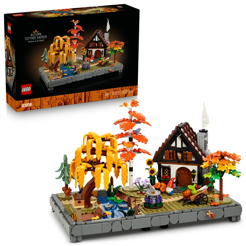 LEGO Icons Autumn Cottage Garden Model Kit for Adults 11372 Bild 1