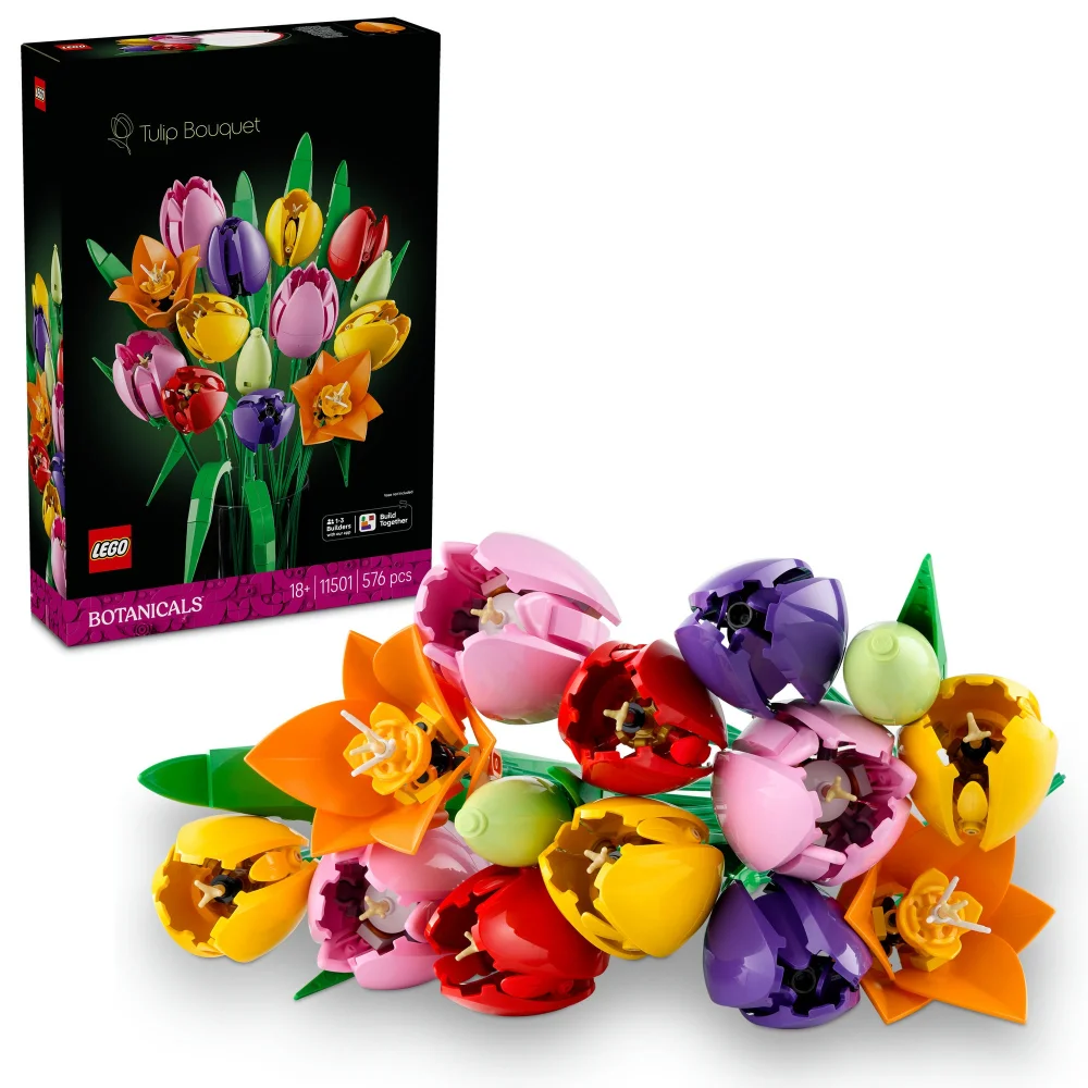 LEGO Botanicals Tulip Bouquet Artificial Flowers Set 11501 Bild 1