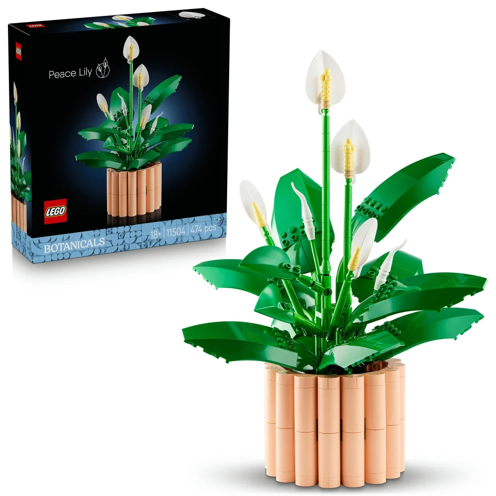 LEGO Botanicals Peace Lily Artificial Plant Building Set 11504 Bild 1