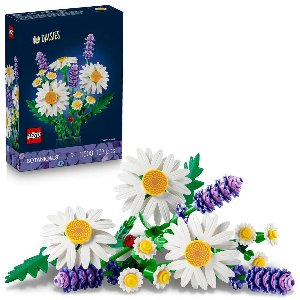 LEGO Botanicals Daisies Artificial Flower Bouquet 11508 Bild 1
