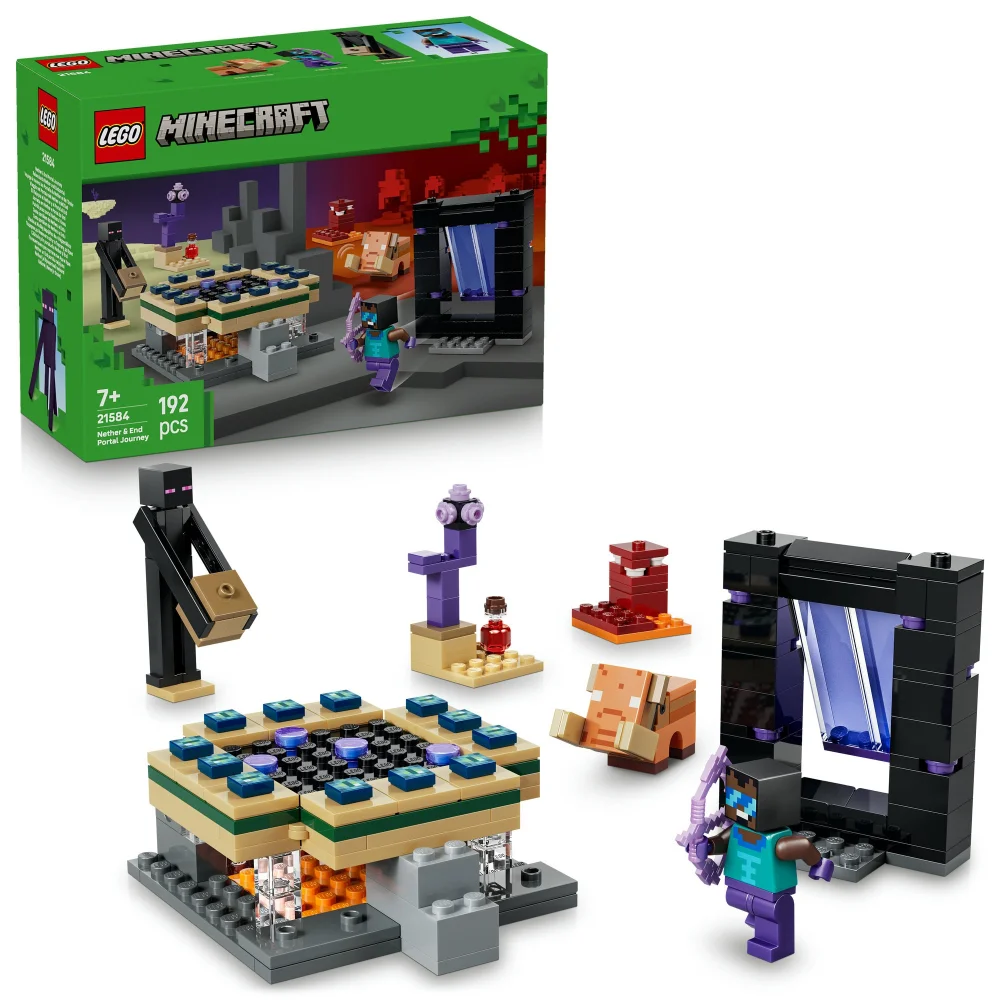 LEGO Minecraft Nether & End Portal Journey Toy 21584 Bild 1