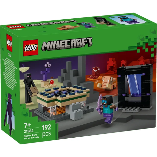 LEGO Minecraft Nether & End Portal Journey Toy 21584