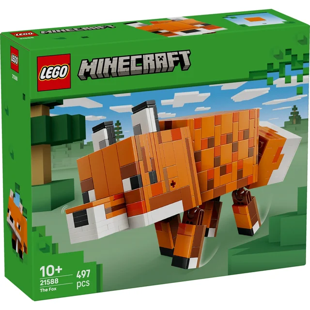 LEGO Minecraft The Fox Toy Gaming Decor Gift 21588