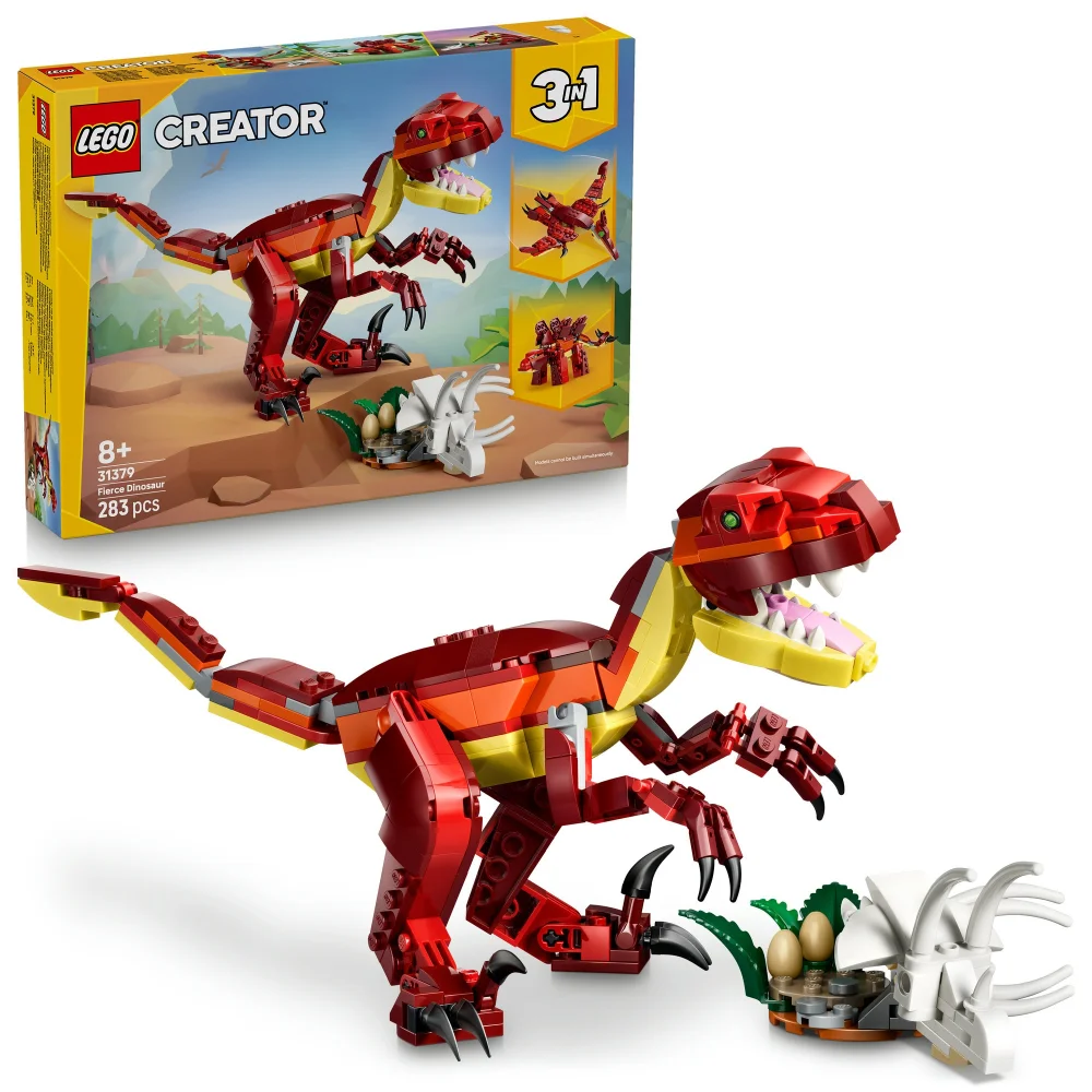 LEGO Creator 3in1 Fierce Dinosaur Figure Building Toy 31379 Bild 1