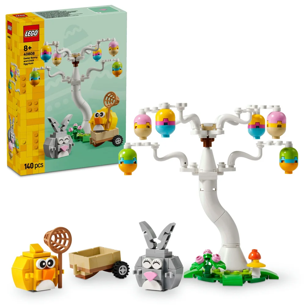 LEGO Easter Bunny and Chick Egg Hunt Animal Toy 40808 Bild 1